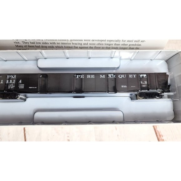 Proto 2000 Series Life-Like Trains 52’ 6” Drop End Mill Gondola Model Train Gift - Picture 6 of 14